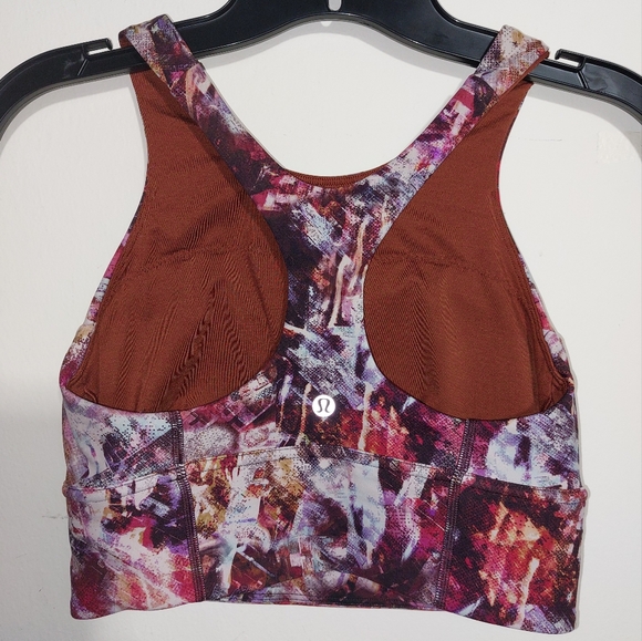 Lululemon Wunder Train Long-Line Medium Support Bra C/D Cups Urbantricity Multi - Picture 8 of 12